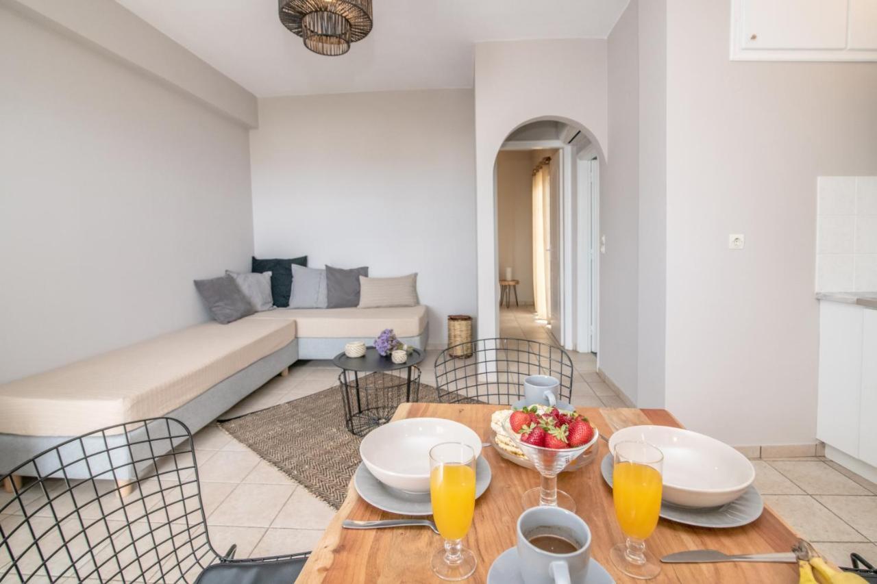 Porto Vidali Apartment Agios Ioannis  Bagian luar foto